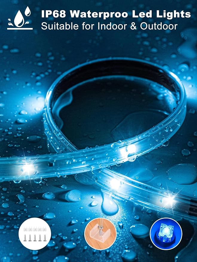 Outdoor Led Strip Lights Waterproof 98ft, Ip65 Outside Led Light Strip - Image 2