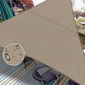 LOVE STORY Right Triangle 9'x9'x12.7' Waterproof Sun Shade Sail Canopy UV Block by LOVESTORY
