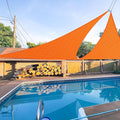 E&K Sunrise 18' x 18' x 18' Sun Shade Sail Triangle Canopy Shade Cover UV Block by EKSUNRISEINC