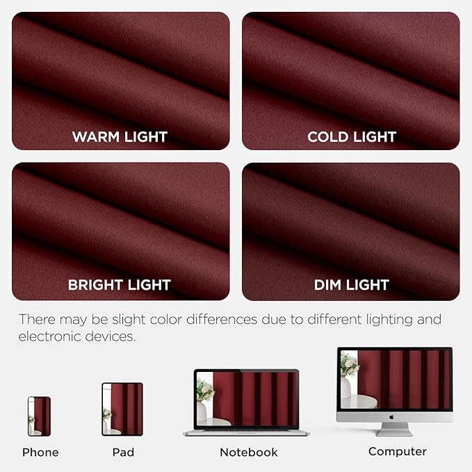 Joydeco Blackout Door Curtain for Doorway Privacy 84 Inches Long, Grommet - Image 8