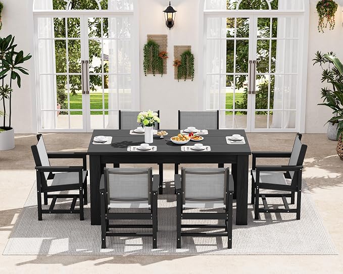 SERWALL 10 Piece Outdoor Dining Table Sets - Image 7