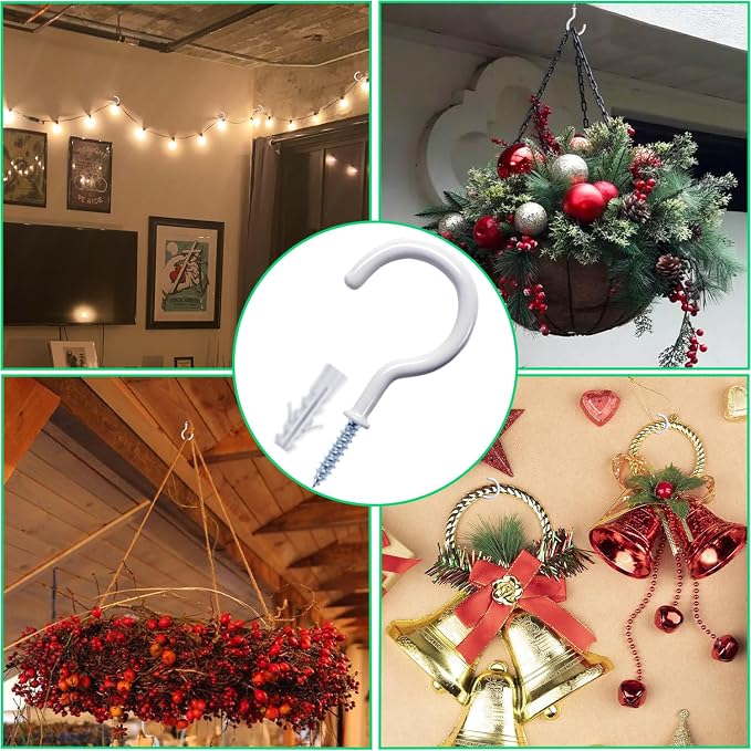 20 Pcs Ceiling Hooks for Hanging Plants - Image 4