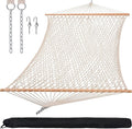 SUNCREAT Hammocks Traditional Rope Double Hammock by SUNCREAT