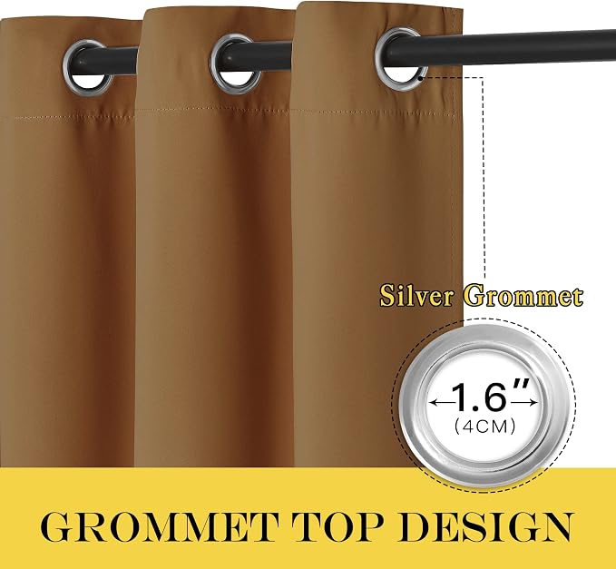 NICETOWN Sliding Door Curtain 108 Inches Long - Image 6