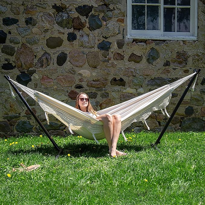 Vivere Double Cotton Hammock - Image 5