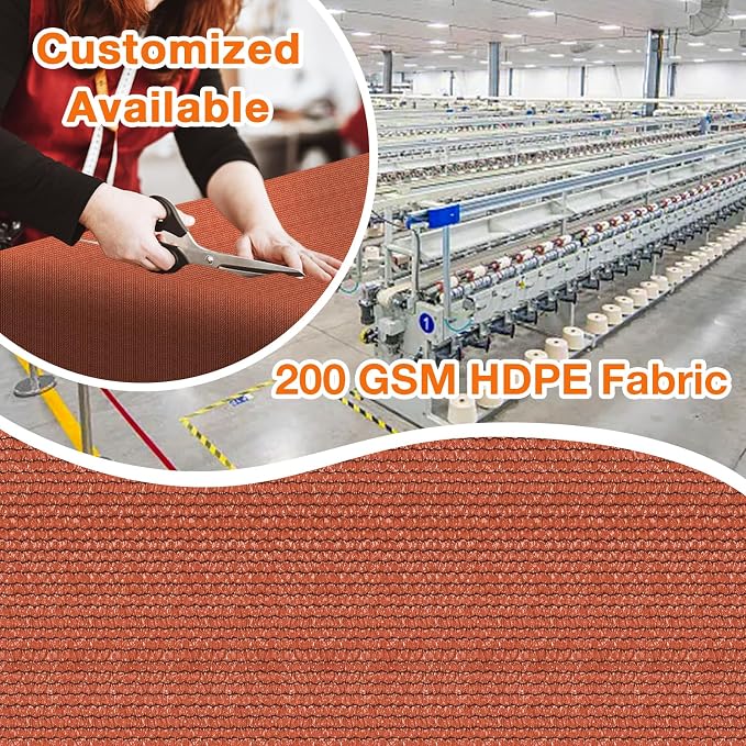 Artpuch 90% Sun Shade Cloth, 6 x 15 FT Pergola Shade Cover Canopy - Image 2