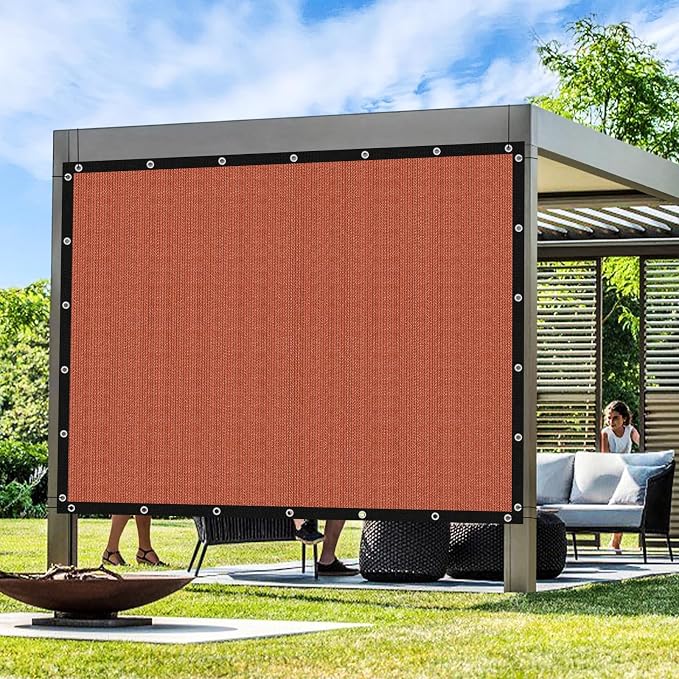 Artpuch 90% Sun Shade Cloth, 14 x 24 FT Pergola Shade Cover Canopy by Artpuch