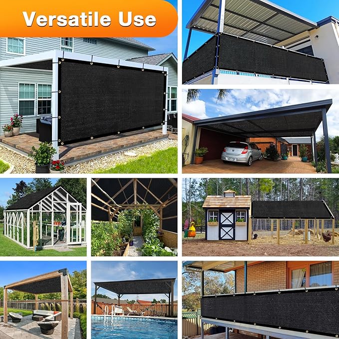 Artpuch Outdoor Pergola Shade Cover 17x18 FT Sun Shade Cloth - Image 6