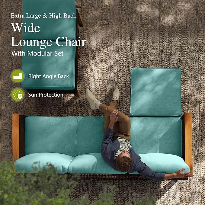 Sophia & William 9 Piece Patio Furniture Sets, Sectional Outdoor Rattan Wicker - Image 4