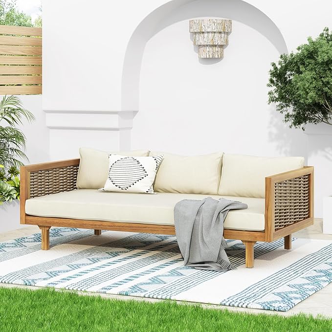 Christopher Knight Home Claremont Patio Sofa and Coffee Table Set, 2 Piece - Image 9