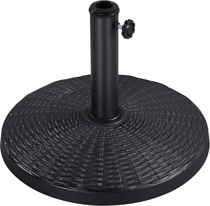 Yaheetech 22 lbs Heavy Duty Outdoor Umbrella Base 18" Round Patio Umbrella by Yaheetech