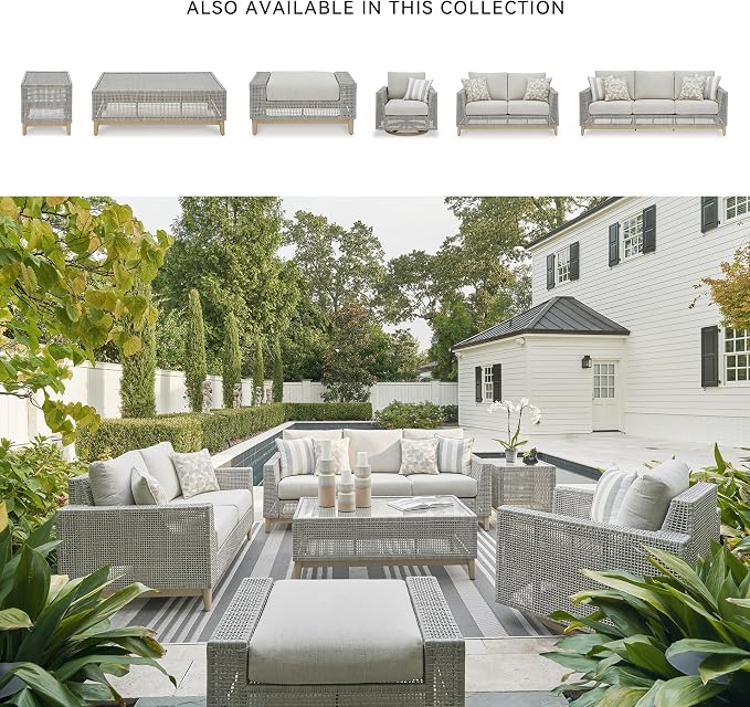 Signature Design by Ashley Seton Creek Cottage Nuvella Weather Resistant Fabric - Image 6
