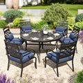 PHI VILLA 7 Pieces Outdoor Dining Set by PHIVILLAThepioneerofcomfortablehouseholdsupplies