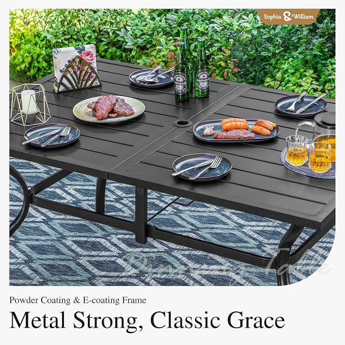Sophia and William Patio Dining Set - Image 7
