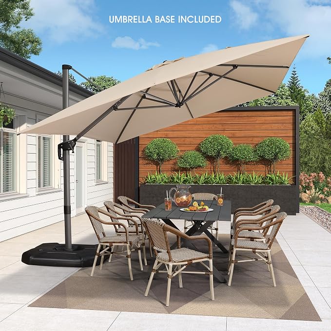 PURPLE LEAF 10' X 13' Patio Umbrella - Image 2