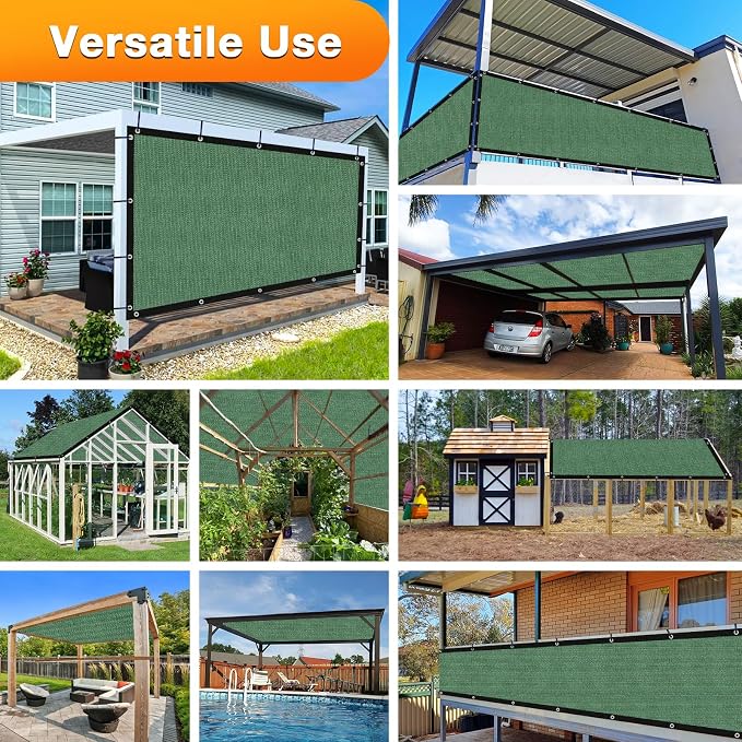 Artpuch Outdoor Pergola Shade Cover 6' X 18' Sun Shade Cloth - Image 6