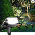 Solar Spot Lights Outdoor Waterproof 10 Pack IP65, 63 LED 3 Lighting Modes by AUDERWIN