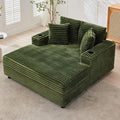 GarveeHome Oversized Chaise Lounge Chair Indoor, 56x60 in Comfortable Corduroy by GarveeHome