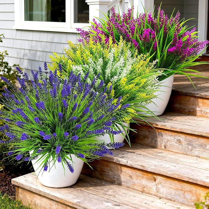 Artificial Plants Outdoor, Plastic Faux Plants - Image 3