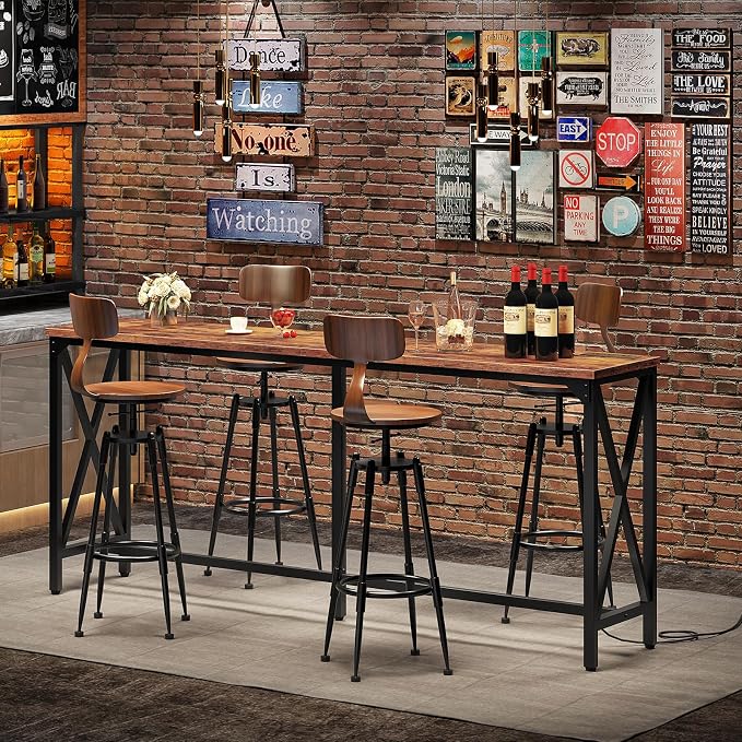 70.9'' Bar Table, Kitchen Dining Table - Image 3