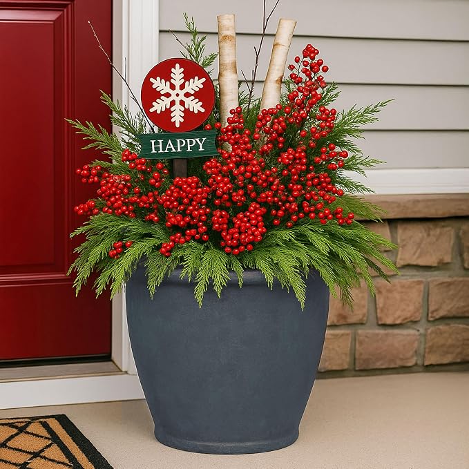 Sunnydaze 24-Inch Anjelica Large Plastic Pot - Image 9