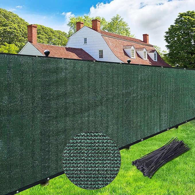 UPGRADE Fence Privacy Screen 8' x 25' Fence Commercial Shade Cover by UPGRADE