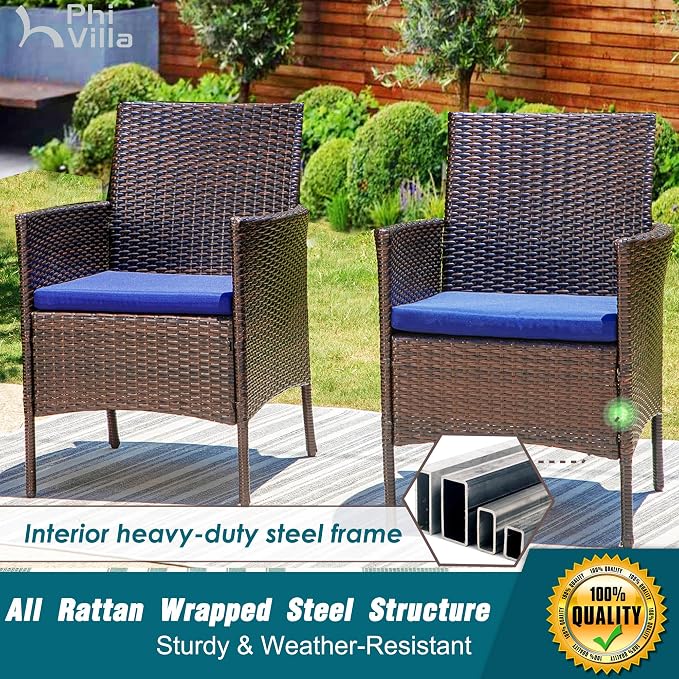 PHI VILLA 7 Piece Outdoor Dining Set - Image 4