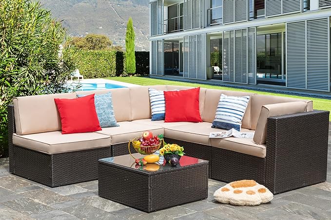 Vongrasig 7 Piece Patio Furniture Set - Image 2