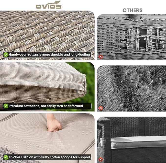 ovios 5-Piece Patio Furniture Set - Image 7