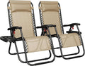 Yaheetech Zero Gravity Recliners Outdoor Adjustable Folding Reclining Lounge by Yaheetech