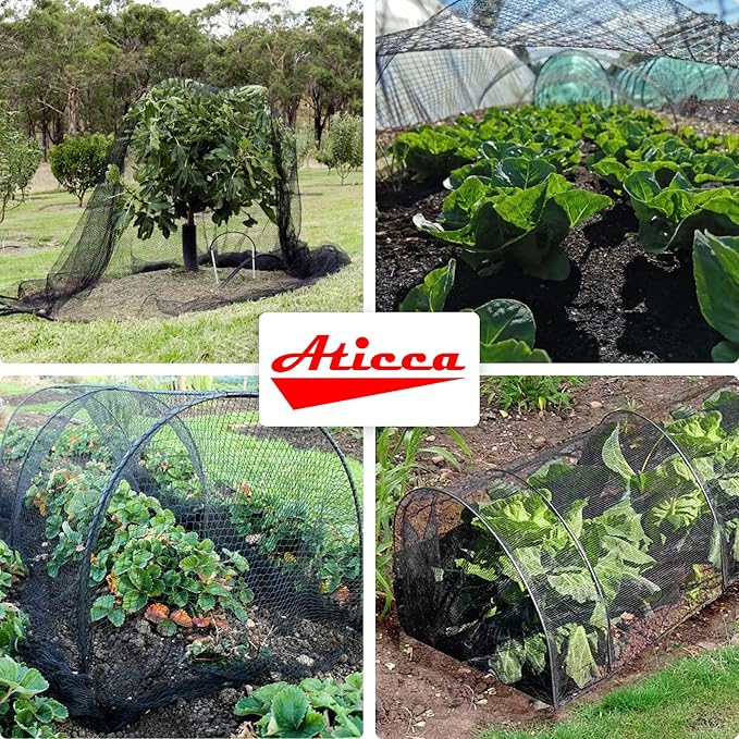 Heavy Duty Bird Netting for Garden Protection & Fruit Trees, 13x40 Ft - Image 7