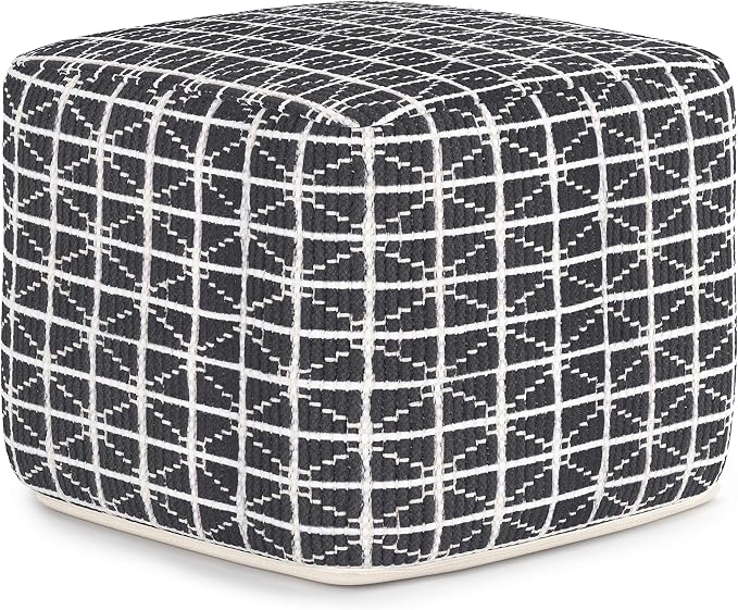 SIMPLIHOME Noreen Square Pouf by SimpliHome