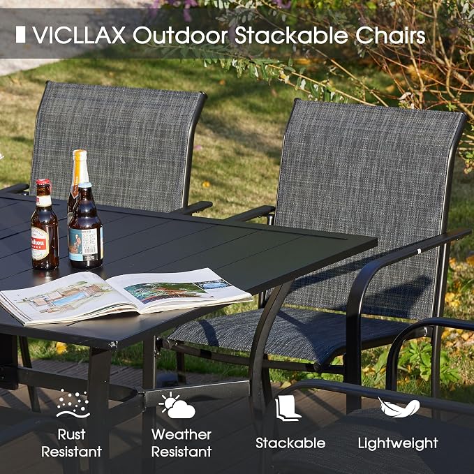 VICLLAX 3-Piece Patio Dining Set - Image 4