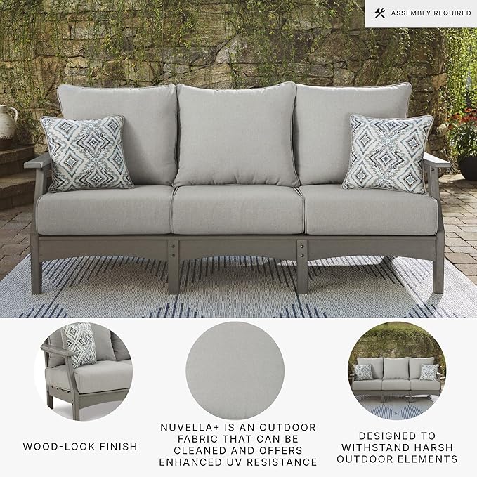 Signature Design by Ashley Visola Outdoor Patio Sofa - Image 4
