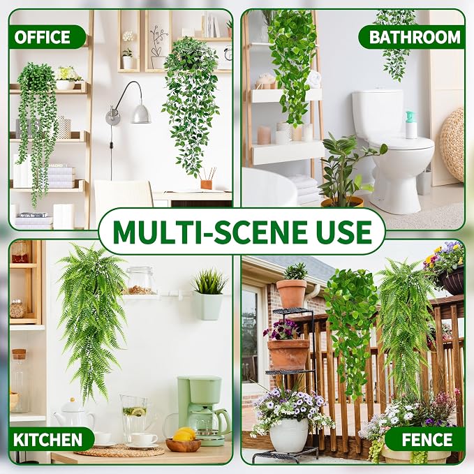 Palonu Artificial Hanging Plants - Image 4