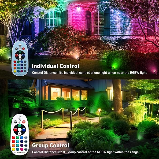 Christmas Landscape Lights 12W RGBW Outdoor Spot Lights - Image 6