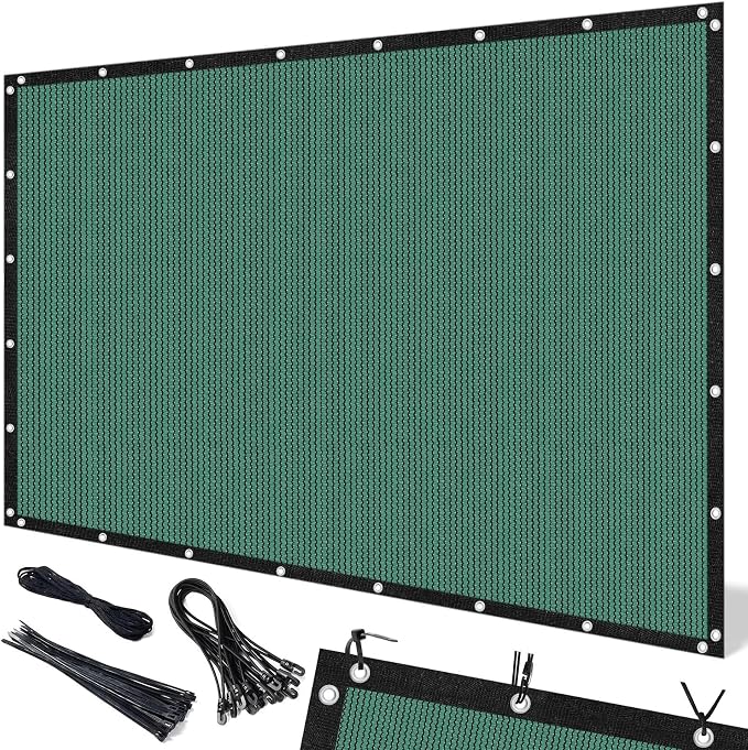 Artpuch 90% Sun Shade Cloth, 8 x 20 FT Pergola Shade Cover Canopy by Artpuch