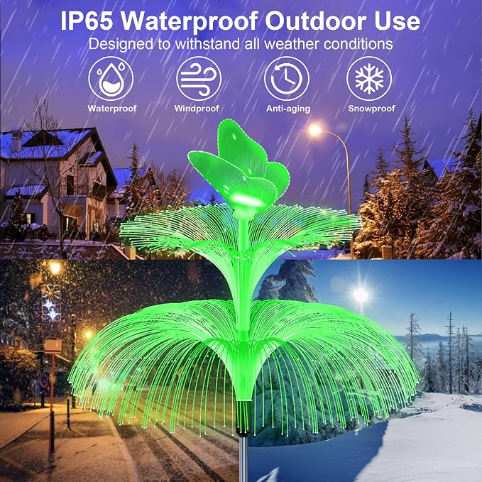 6 Pack Solar Garden Lights, Gardening Birthday Gifts - Image 7
