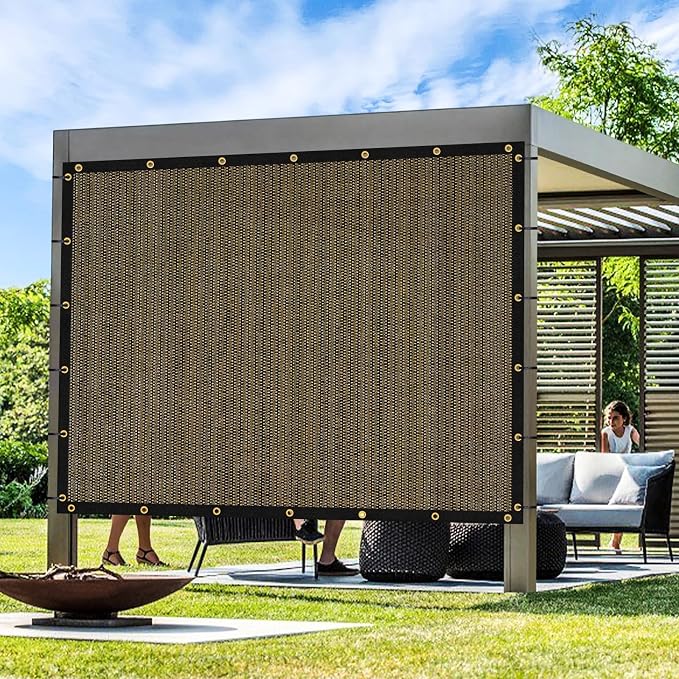 Artpuch Outdoor Pergola Shade Cover 9x15 FT Sun Shade Cloth by Artpuch