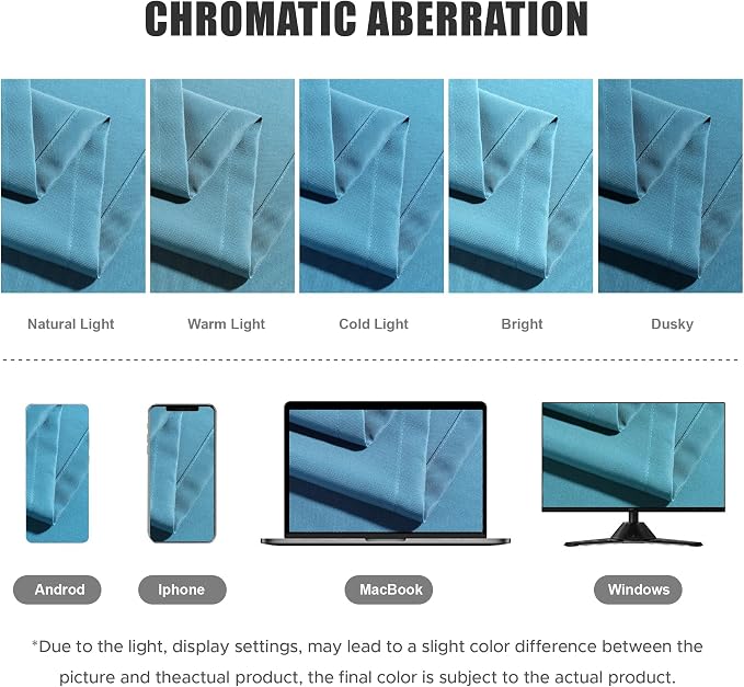 BONZER Outdoor Curtains for Patio Waterproof Thick Privacy Extra Wide Grommet - Image 5