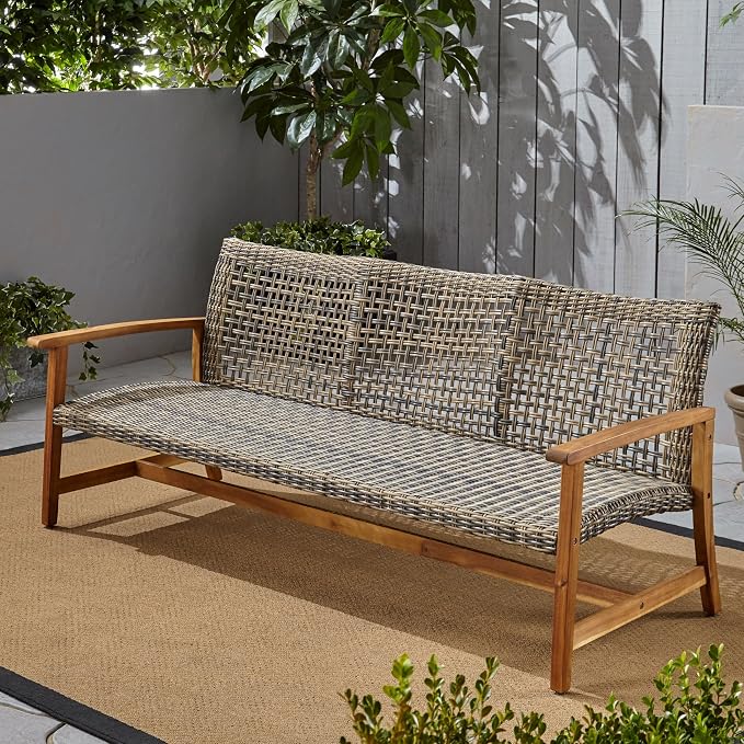 Christopher Knight Home Marcia Outdoor Wood Sofa, 75.50 x 31.00 x 31.50 by ChristopherKnightHome