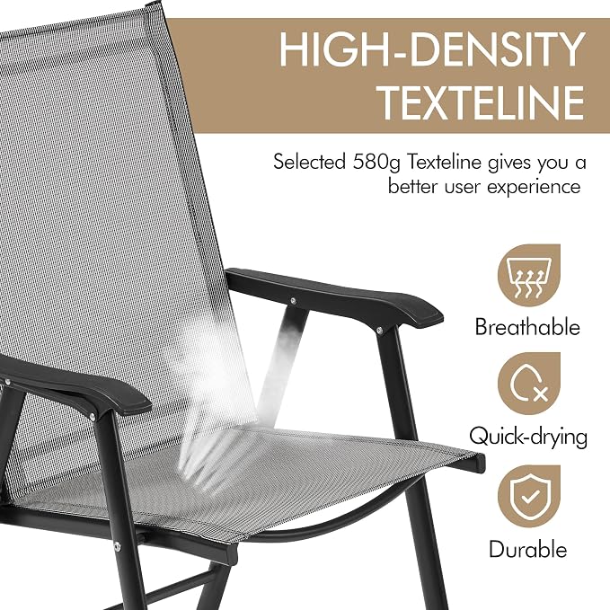 Yaheetech Patio Dining Chairs Set of 2 - Image 8