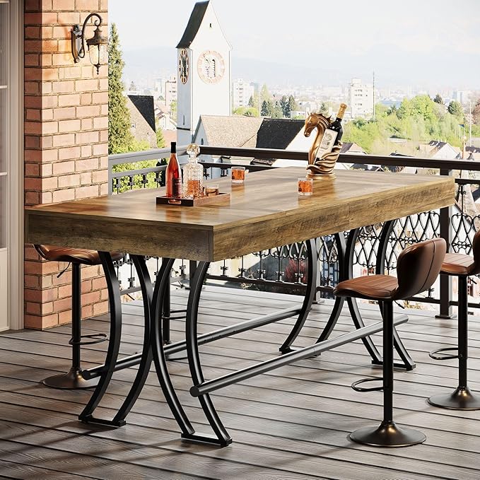Tribesigns 63" Counter Height Bar Table - Image 4