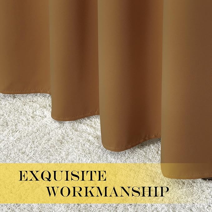 NICETOWN Blackout Doorway Curtain Drape 78 inch Long - Image 5