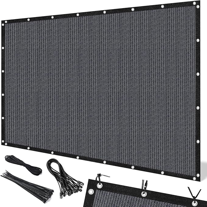 Artpuch 90% Sun Shade Cloth, 3 x 8 FT Pergola Shade Cover Canopy by Artpuch