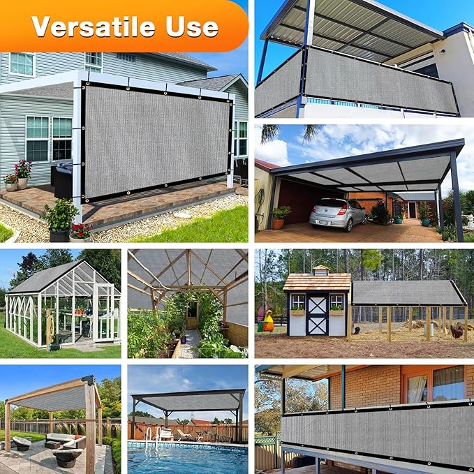 Artpuch Outdoor Pergola Shade Cover 14x15 FT Sun Shade Cloth - Image 6