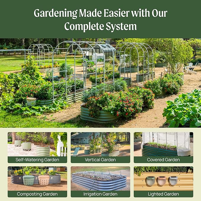 Vego garden Raised Garden Bed Kit, British Green - Image 7