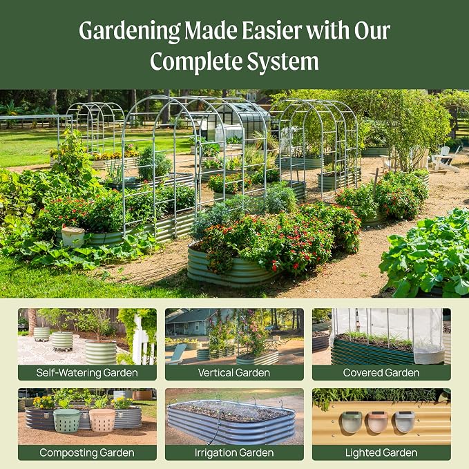 Vego garden Aluzinc Raised Garden Bed Kits, Terra Cotta - Image 7