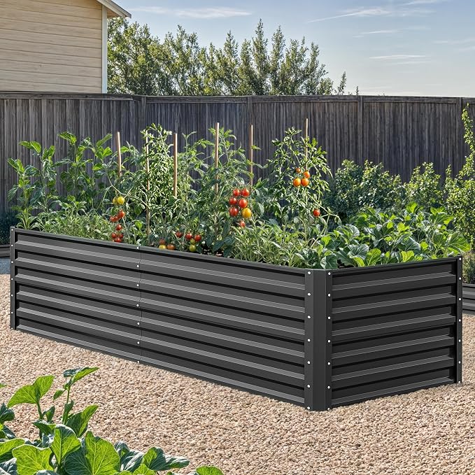 YITAHOME 6x3x2 ft 4pcs Galvanized Raised Garden Bed Kit, Large Metal Planter Box - Image 2