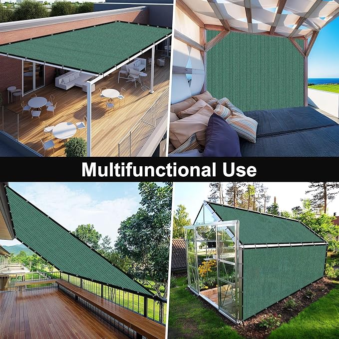Artpuch 90% Sun Shade Cloth, 6 x 6 FT Pergola Shade Cover Canopy - Image 8